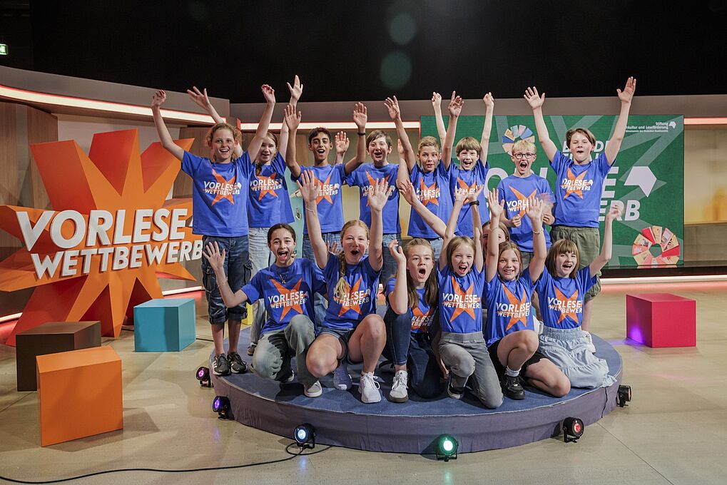 Die Finalist*innen im rbb-Studio Die Finalist*innen im rbb-Studio